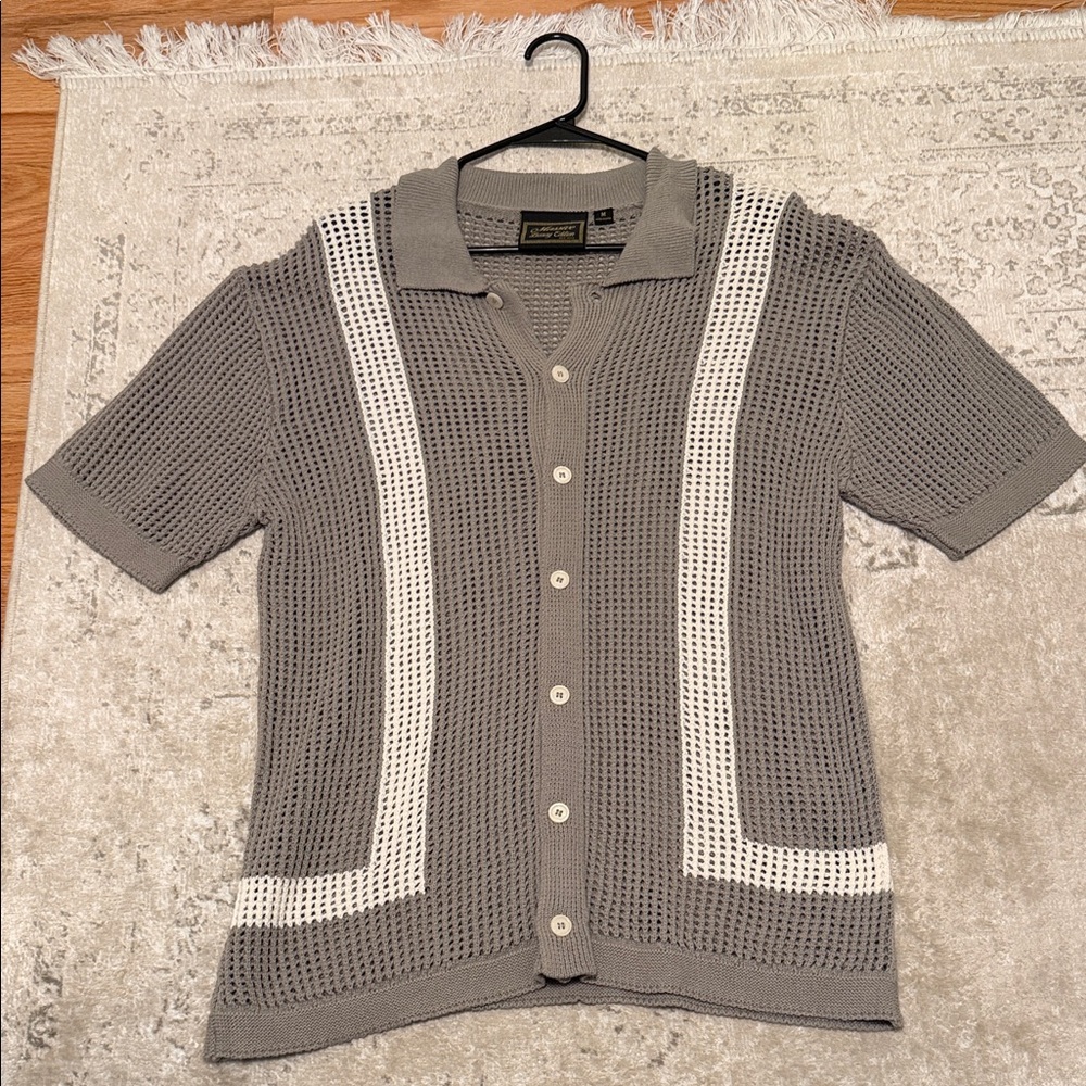 Knit Button-Up Cardigan